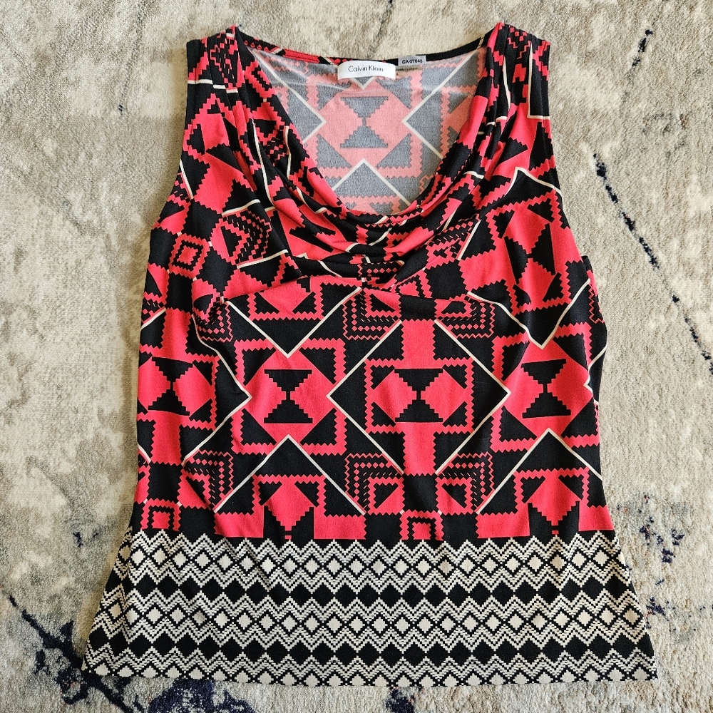 💥2for15💥 Calvin Klein sleeveless blouse L